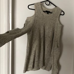 Cutout Shoulder Sweater